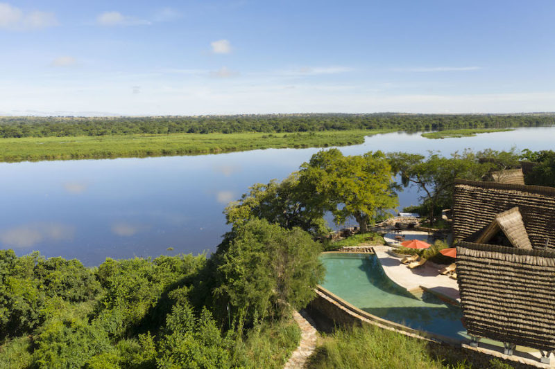 Nile Safari Lodge in Murchison Falls NP, Uganda