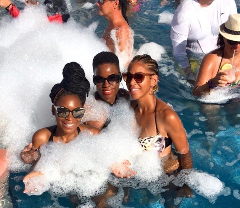 Foam Party in pool