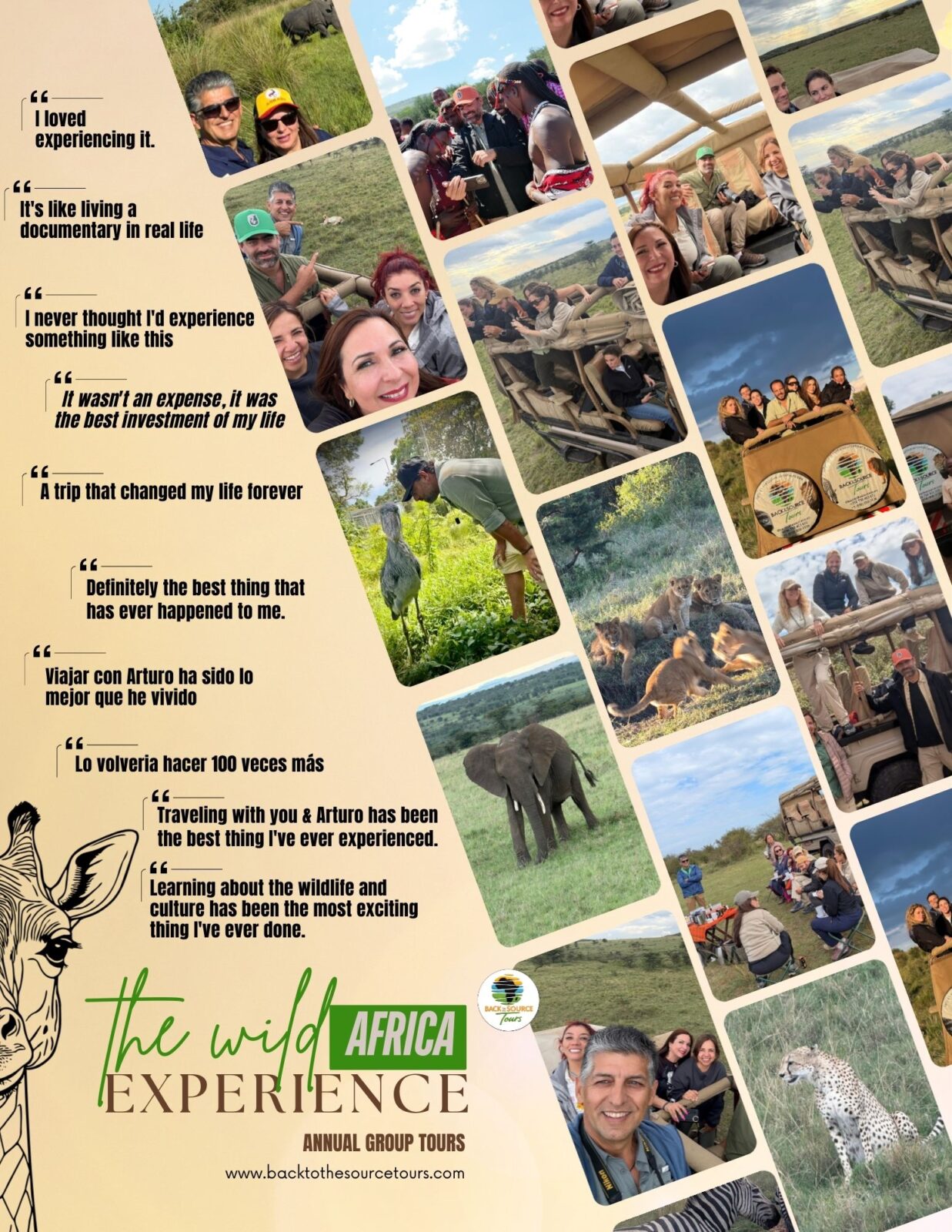 Back to the Source Tours guest testimonial 12-day East Africa safari Kenya Uganda
